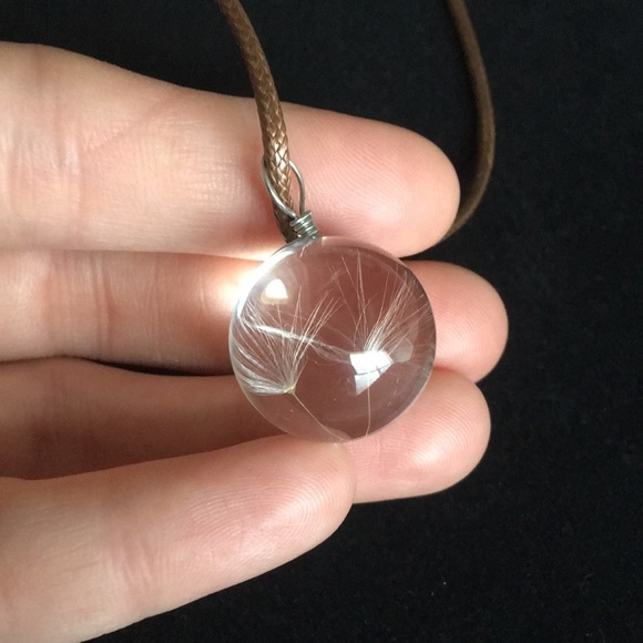 Make a Wish Dandelion Pendant Necklace - Picture 3 of 8